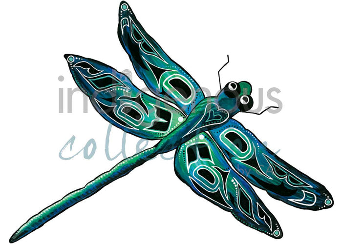 Diane Levesque Dragonfly Wall Art | Native Art Canada