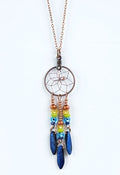 Dreamcatcher Necklace indigenous art gift by Monague Canada
