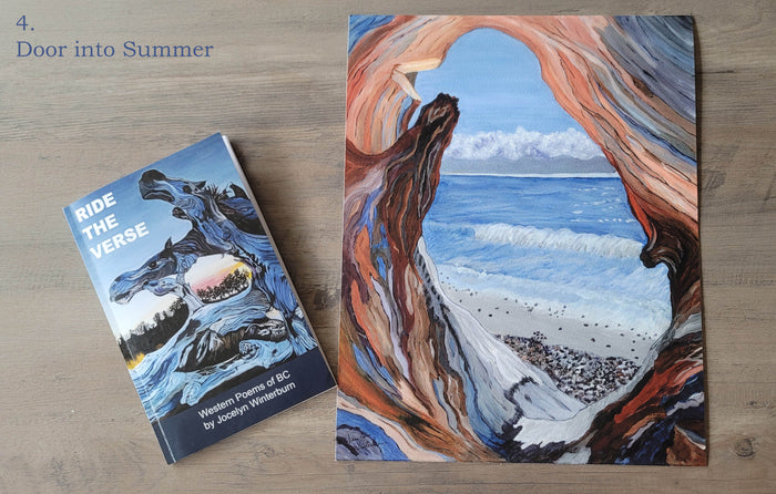 Driftwood Prints and Cowboy Poetry by artist / author Jocelyn Winterburn indigenous art gift by North of Fifty First Nations & Métis Art Boutique Canada