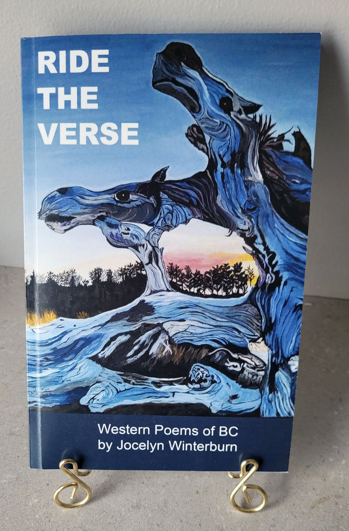 Driftwood Prints and Cowboy Poetry by artist / author Jocelyn Winterburn indigenous art gift by North of Fifty First Nations & Métis Art Boutique Canada