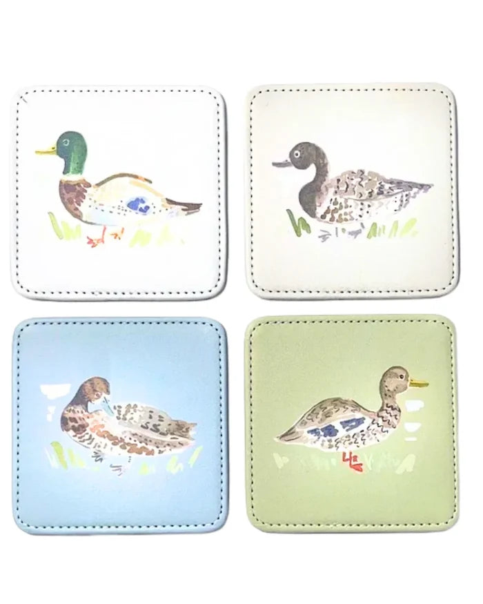 Duck, Duck Coasters | Set of 4