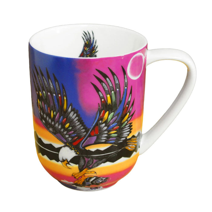 Eagle indigenous art mug by Jessica Somers Canada