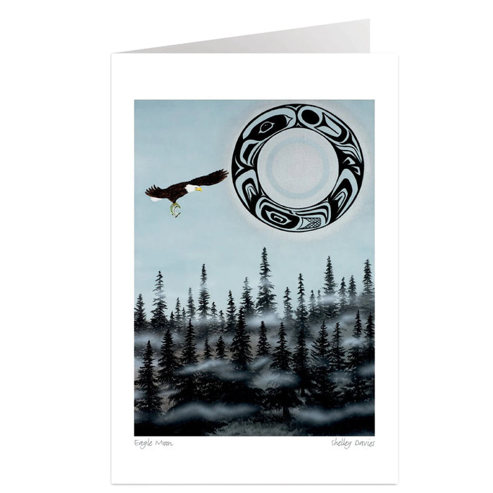 Eagle Moon, Shelley Davies, Wall Art, Indigenous Art, North of Fifty