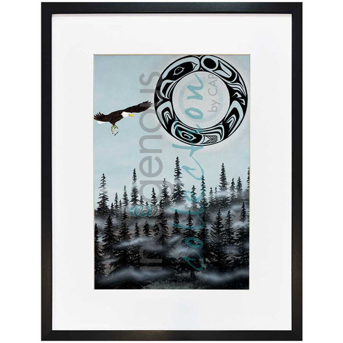 Shelley Davies Eagle Moon Wall Art | Native Art Canada