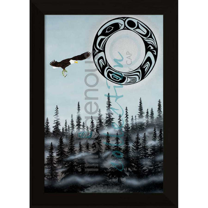 Shelley Davies Eagle Moon Wall Art | Native Art Canada