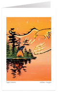 William Monague Eagle Protctor  Art Card | Native Art Canada