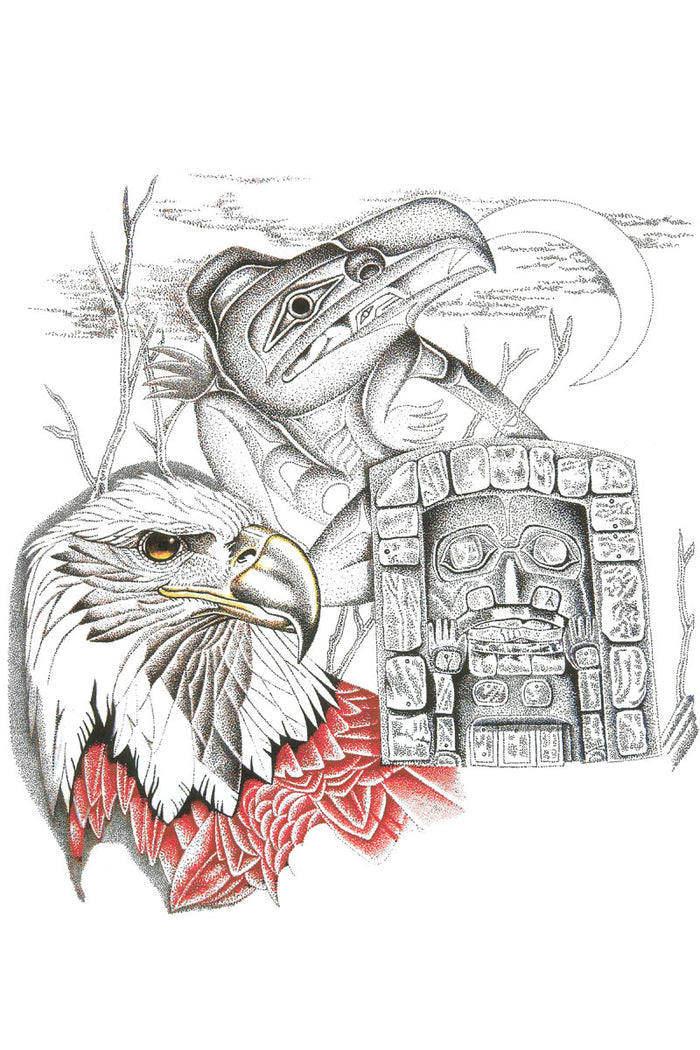 Charles Silverfox Eagle Wall Art | Native Art Canada