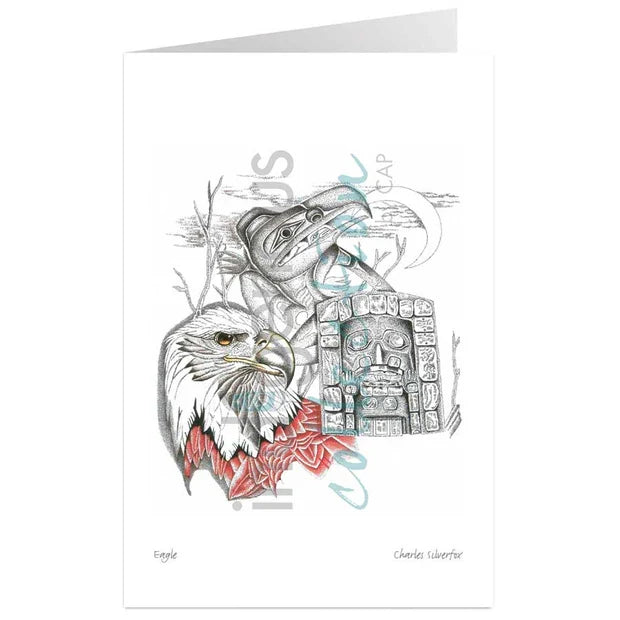 Charles Silverfox Eagle Wall Art | Native Art Canada