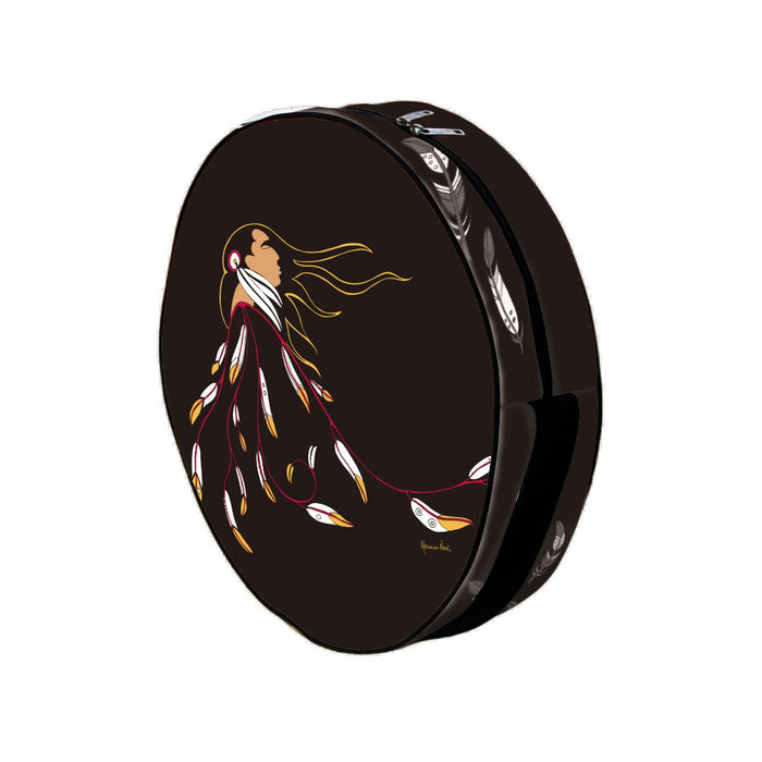 Eagle's Gift Drum Bag in 3 sizes indigenous art gift by Maxine Noel Canada