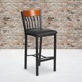 Bk/Chy Vert Stool-Black Seat