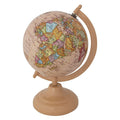 Enameled Plastic Globe on Metal Stand