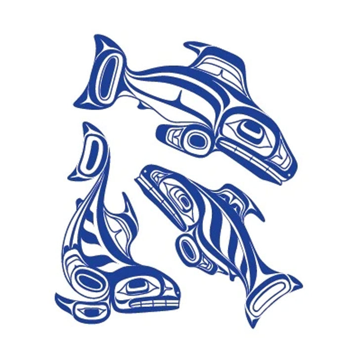 Enduring Spirits decals by Haida artist Ernest Swanson