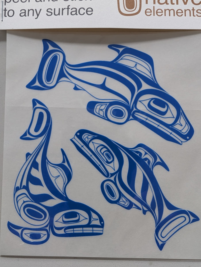 Enduring Spirits decals by Haida artist Ernest Swanson