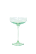 Estelle Champagne Coupe Stemware - Single - Mint Green