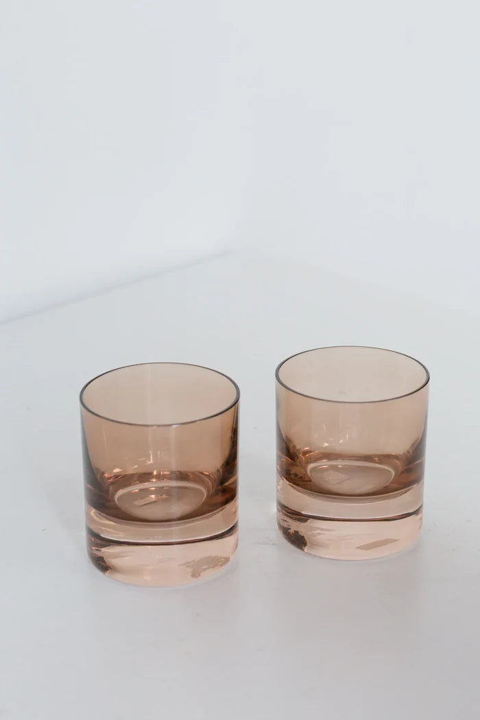 Estelle Rocks Glass - Bundle - Amber Smoke