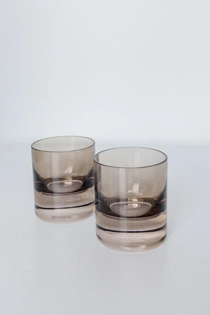 Estelle Rocks Glass - Bundle - Gray Smoke
