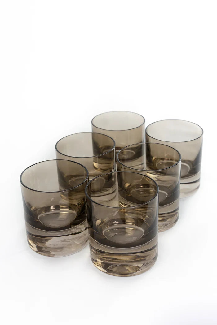 Estelle Rocks Glass - Bundle - Gray Smoke