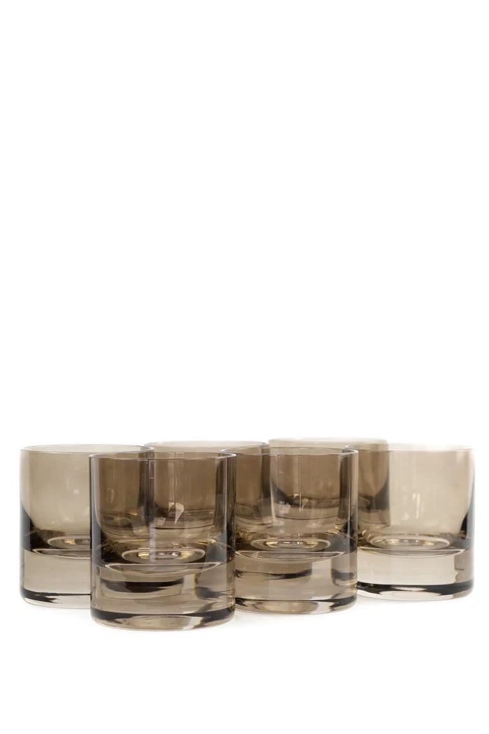 Estelle Rocks Glass - Bundle - Gray Smoke