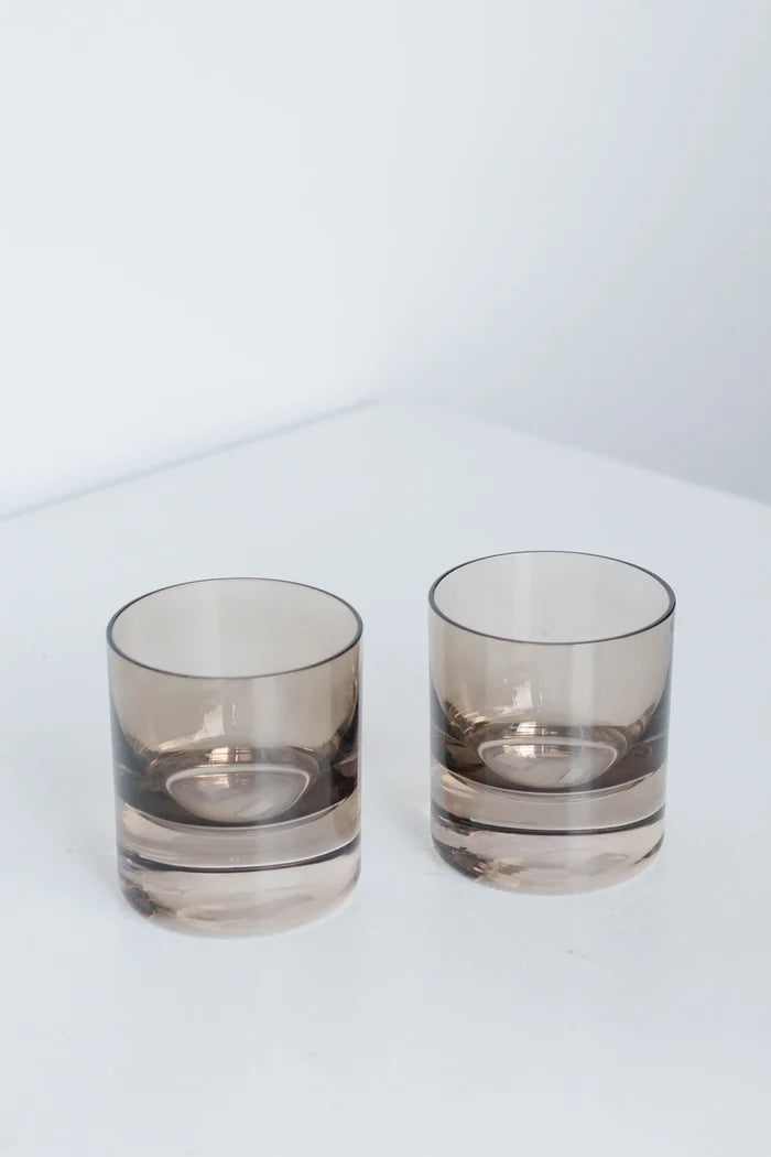 Estelle Rocks Glass - Bundle - Gray Smoke