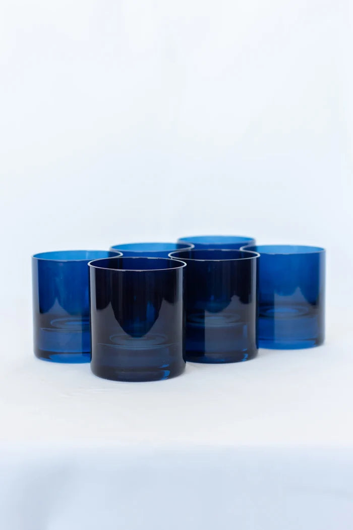 Estelle Rocks Glass - Bundle - Midnight Blue