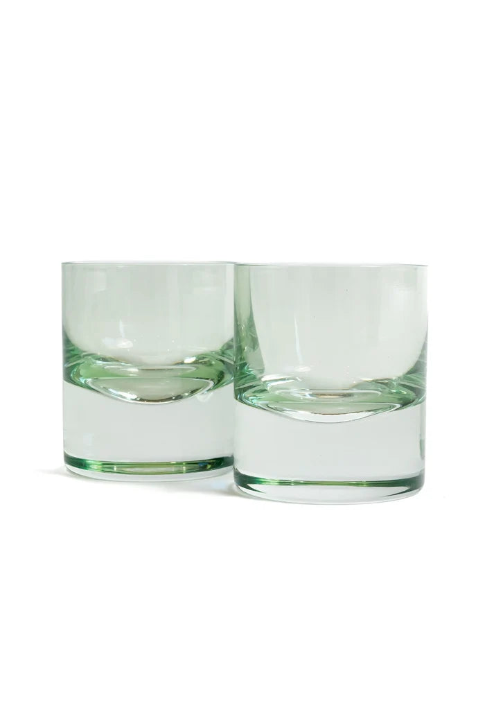 Estelle Rocks Glass - Bundle - Mint Green