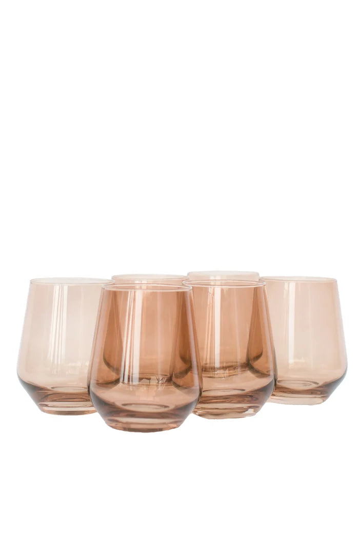 Estelle Stemless Wine - Bundle - Amber Smoke