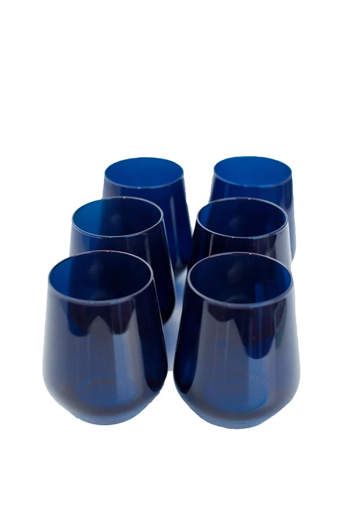 Estelle Stemless Wine - Bundle - Midnight Blue
