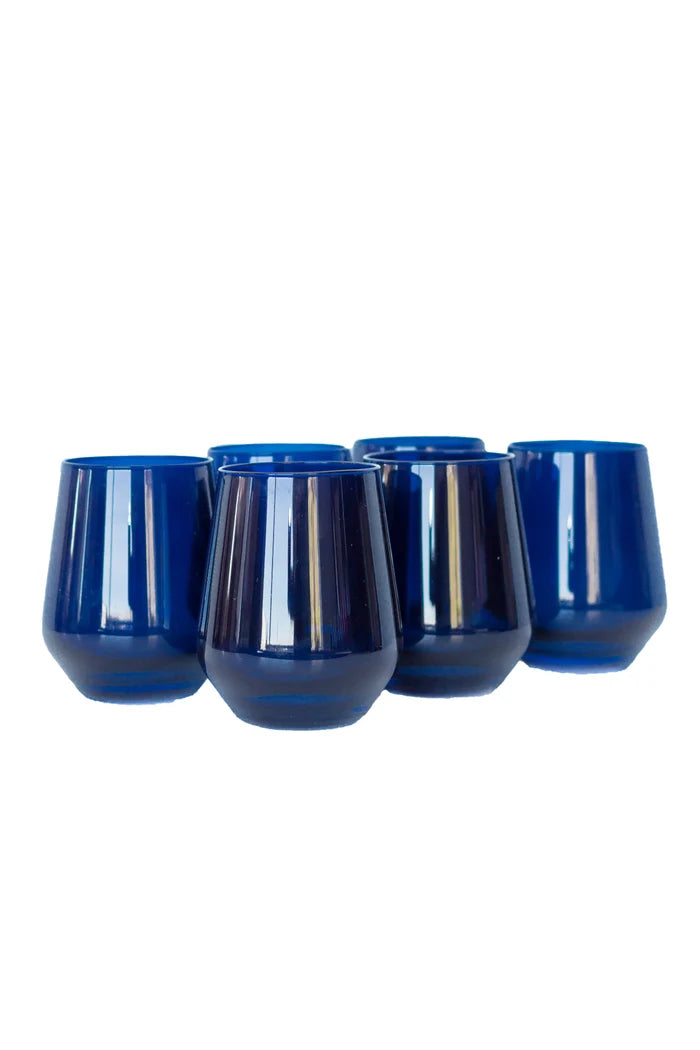 Estelle Stemless Wine - Bundle - Midnight Blue