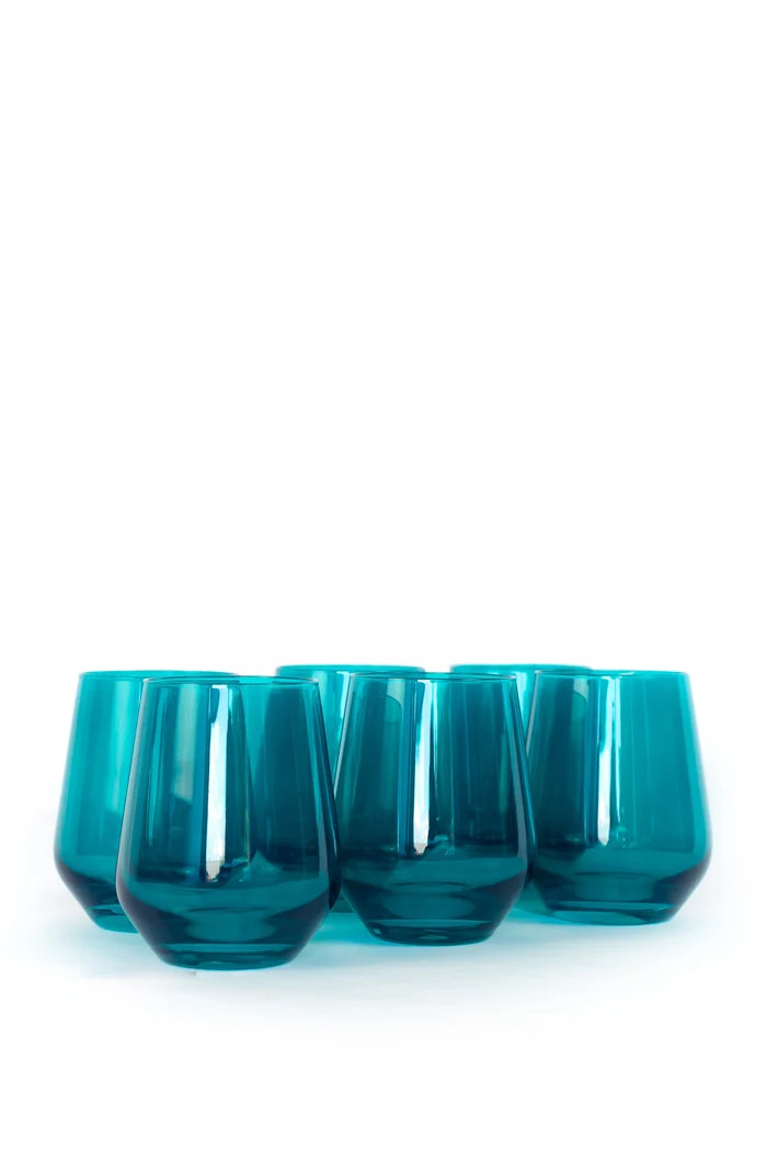 Estelle Stemless Wine - Bundle - Teal