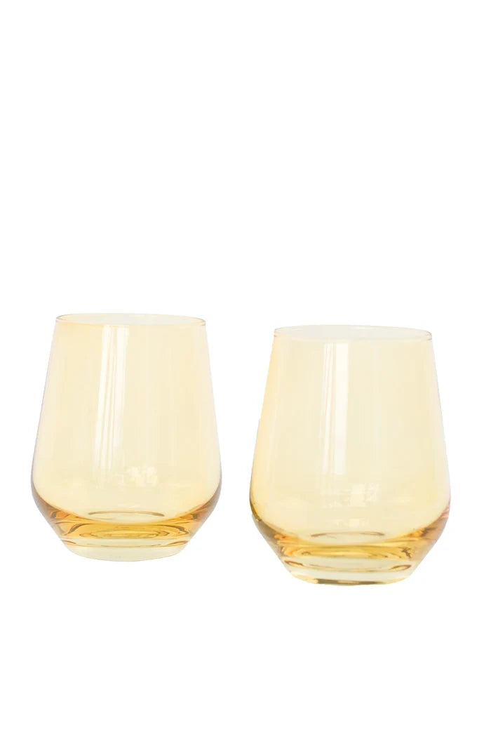 Estelle Stemless Wine - Bundle - Yellow
