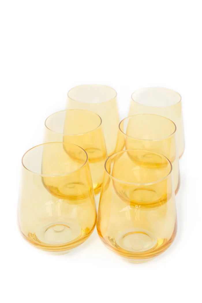Estelle Stemless Wine - Bundle - Yellow