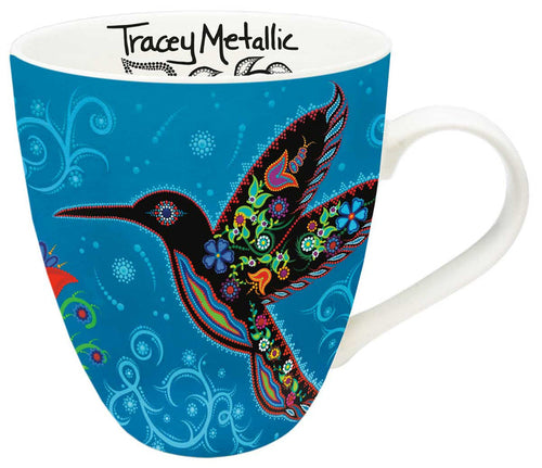 Eternity indigenous art mug by Tracey Metallic Canada