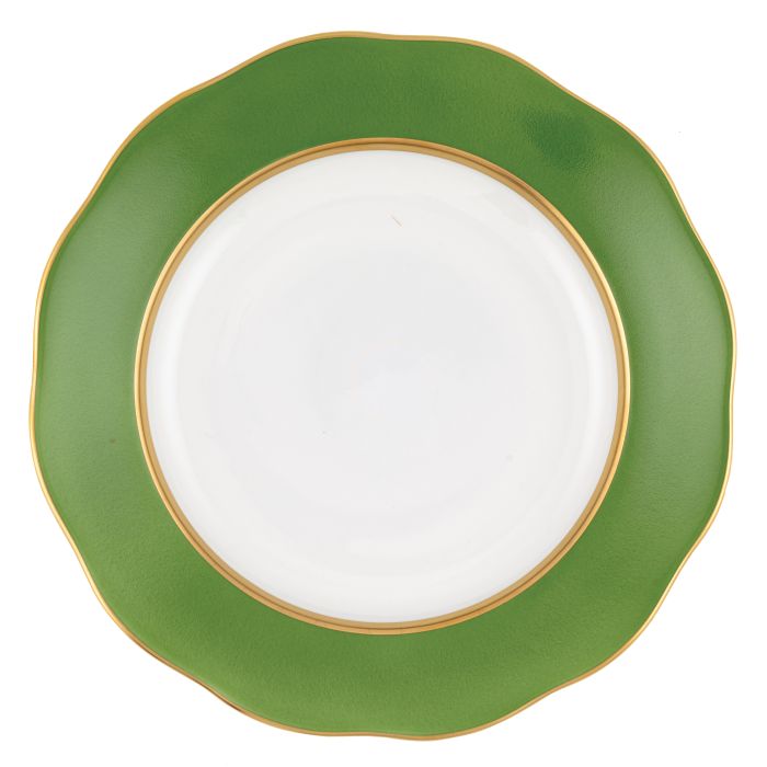 Fern Silk Ribbon - Dessert Plate