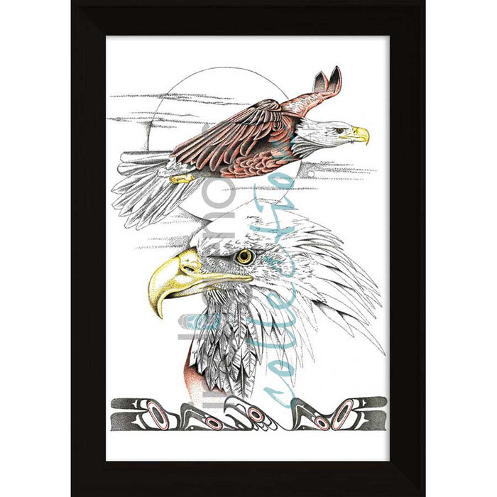 Charlie Silverfox Flying with the Wind Wall Art | Native Art Canada