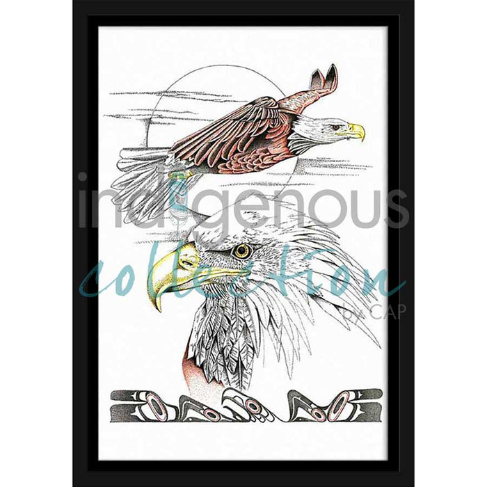 Charlie Silverfox Flying with the Wind Wall Art | Native Art Canada