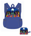 Foldable back pack featuring the artwork of Jackie Traverse indigenous art gift by Jackie Traverse Canada