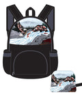 Foldable back pack featuring the artwork of Richard Shorty indigenous art gift by Richard Shorty Canada