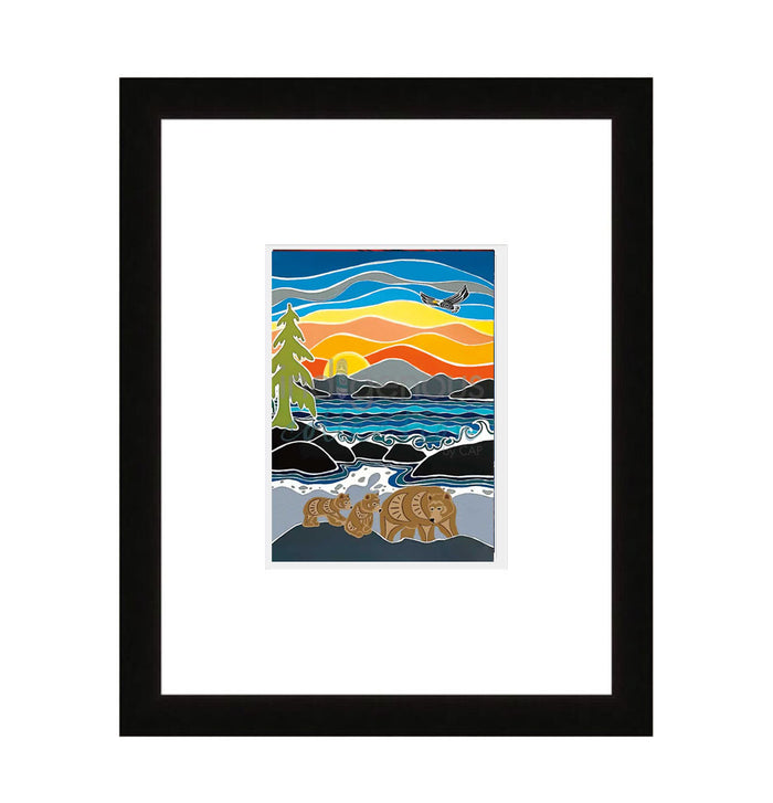 Follow Me" Art Card, artwork by Native artist Shelley Davies