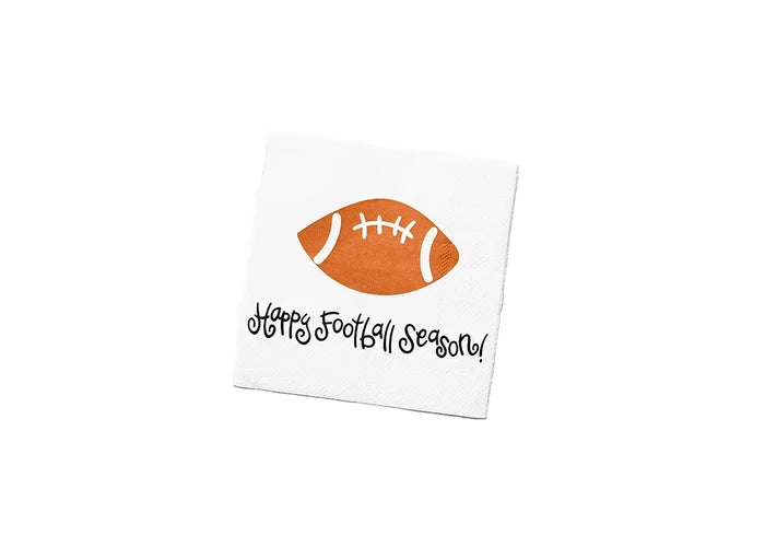 Football Cocktail Napkins Set of 20
