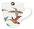 Four Hummingbirds indigenous art mug by Ben Houstie Canada