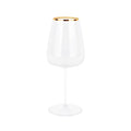 Francesca Gold Wine Glass