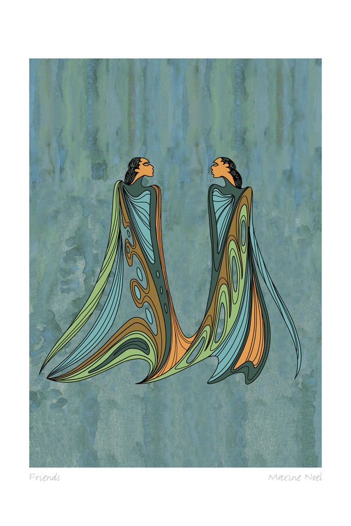 Maxine Noel Fiends Art Card | Native Art Canada