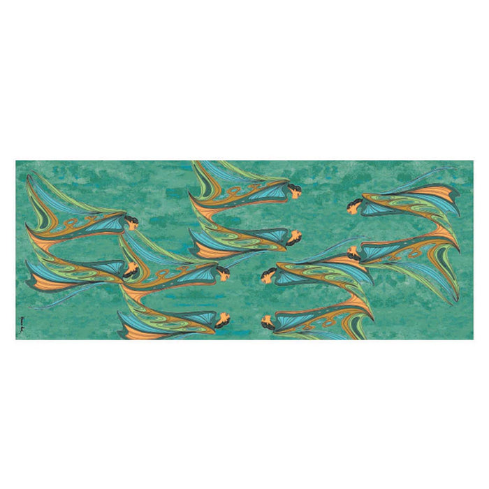 Friends indigenous art shawl by Maxine Noel Canada