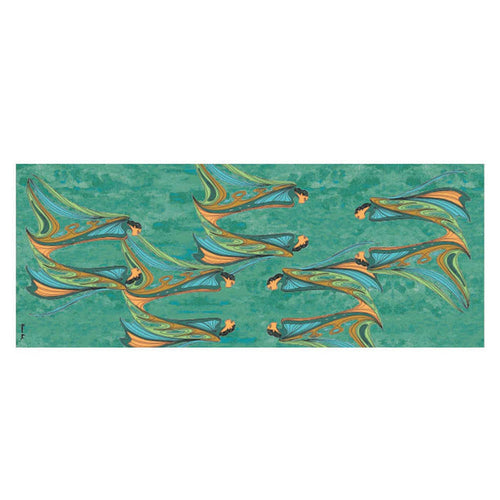 Friends indigenous art shawl by Maxine Noel Canada