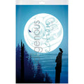 Full Moon Raven Bagged Poster