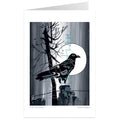 Diane Levesque Full Moon Raven Wall Art | Native Art Canada