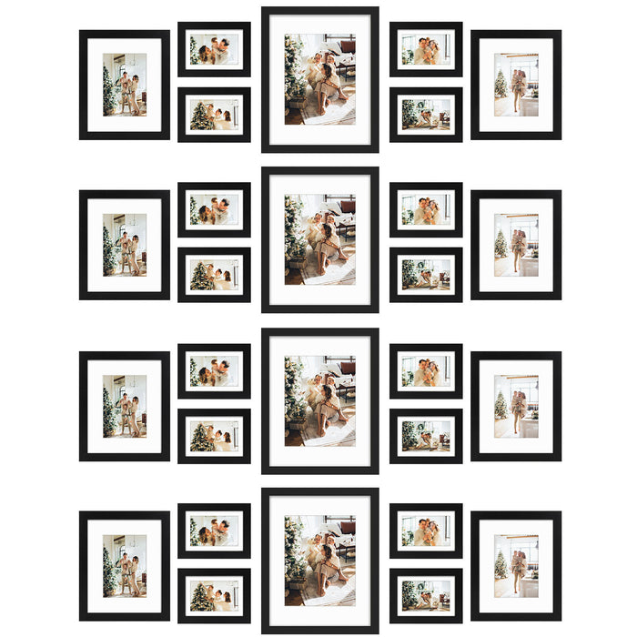 Gallery Wall Frames Set (28 Pcs Per Box) Black