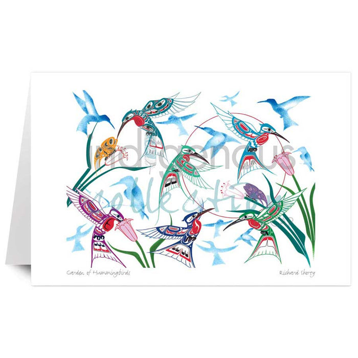 Garden of Hummingbirds by Richard Shorty