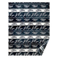 Gift of Honour Fleece indigenous art blanket by Francis Horne Sr Canada