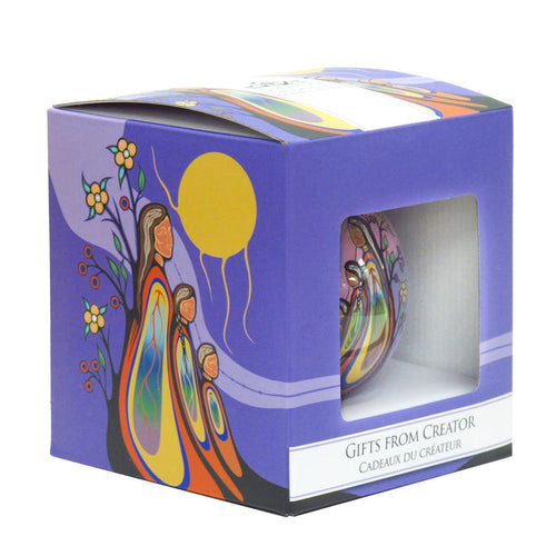 "Gifts from Creator" design by Native artist, Emily Kewageshig